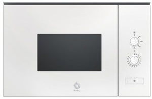 MICROONDAS BALAY 3CP5002B3 INTEGRABLE 20L MECANICO CRISTAL BLANCO ACERO INOX APERTURA LATERAL IZQUIERDA PLATO 25CM