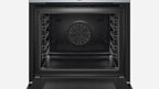 HORNO BOSCH HQA514ES3 MULTIFUNCION CON VAPOR AÑADIDO 71L CRISTAL NEGRO/INOX DISPLAY