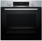 HORNO BOSCH HQA514ES3 MULTIFUNCION CON VAPOR AÑADIDO 71L CRISTAL NEGRO/INOX DISPLAY