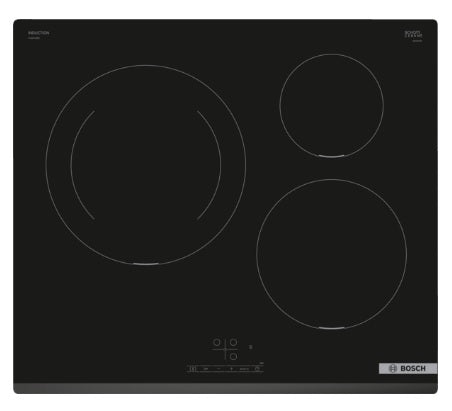 Placa de inducción Bosch PIJ631BB5E 60 cm negro sin perfiles Serie 4