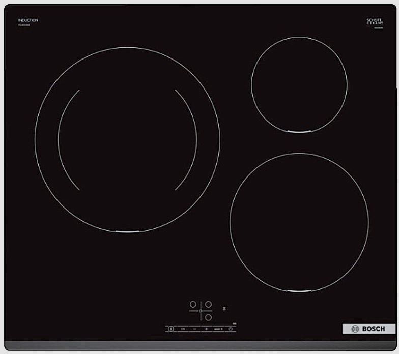 Placa de inducción Bosch PUJ631BB5E 60 cm negro sin perfiles Serie 4