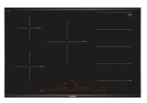PLACA BOSCH PXV875DV1E INDUCCION ZONA FLEX 80CMS NEGRO 7400W 17 NIVELES FUNCION BOOSTER HOME CONNECT MARCO PROFESIONAL