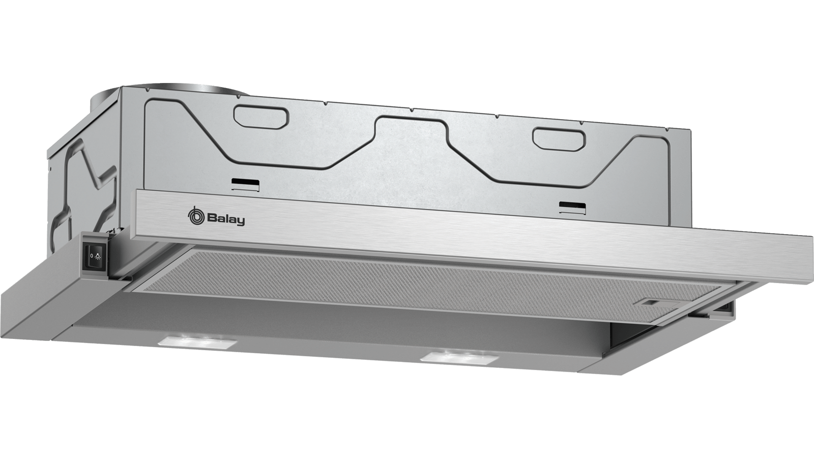 CAMPANA BALAY 3BT264MX INOX 60X29CM 389M3/H 67DB FILTRO LAVABLE EXTRAIBLE