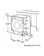 Lavadora de Carga Frontal Integrable Balay 3TI979B 7 kg 1200 rpm Blanco C