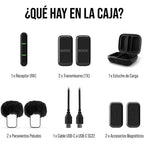 Rode Wireless Micro Micrófono Inalámbrico Ultracompacto USB-C Negro