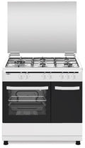 COCINA VITROKITCHEN CB961PBB BLANCA 5 FUEGOS + HORNO 64L + PORTABOMBONA GAS BUTANO