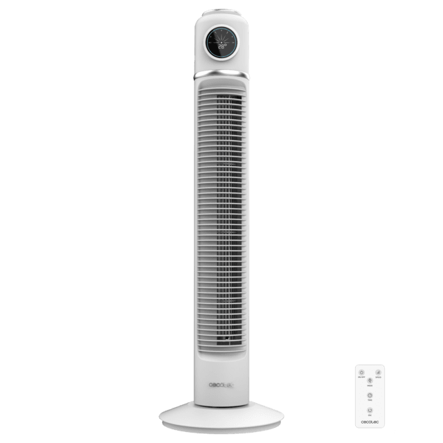 Ventilador de torre Cecotec EnergySilence 1090 Skyline Retro Smart White