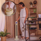Ventilador de torre Cecotec EnergySilence 1090 Skyline Retro Smart Green