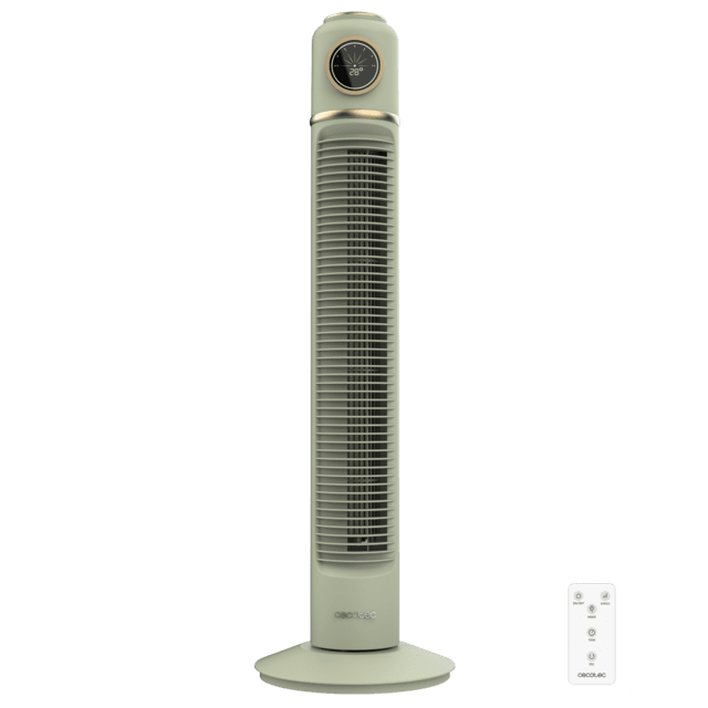 Ventilador de torre Cecotec EnergySilence 1090 Skyline Retro Smart Green
