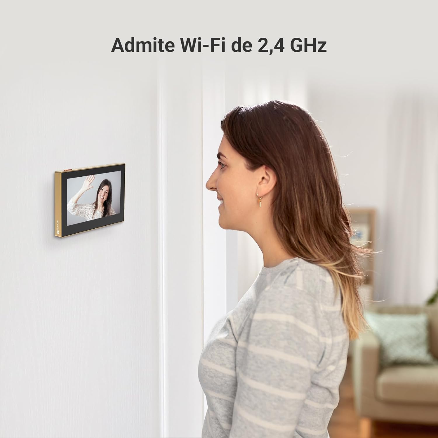 WIRE-FREE PEEPHOLE DOORBELL ORO HP2 EZVIZ