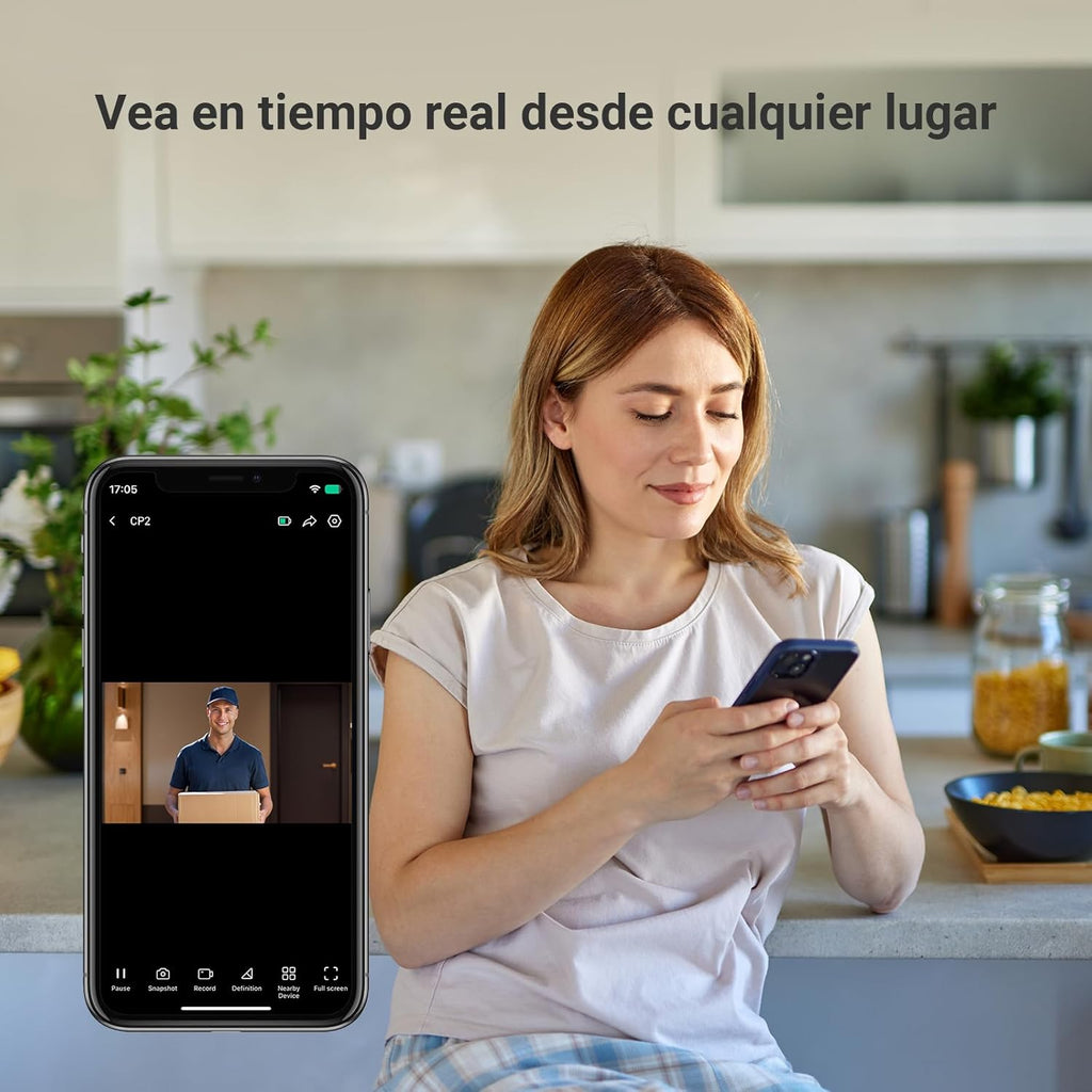 WIRE-FREE PEEPHOLE DOORBELL ORO HP2 EZVIZ