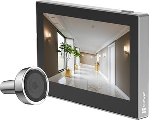 WIRE-FREE PEEPHOLE DOORBELL PLATA HP2 EZVIZ