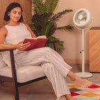 Ventilador de pie Cecotec EnergySilence 250 ClassicStyle Beige