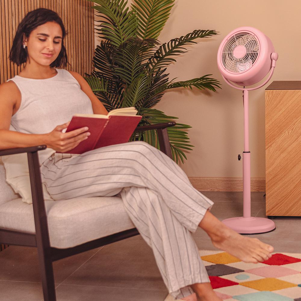 Ventilador de pie Cecotec EnergySilence 250 ClassicStyle Pink