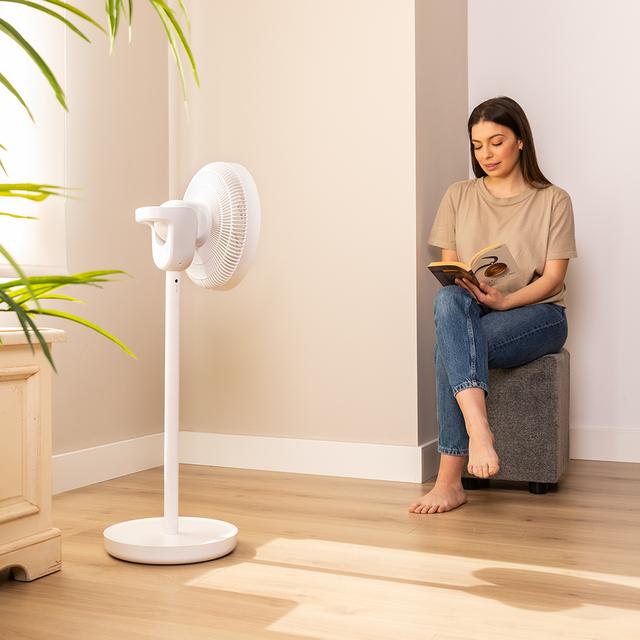 Ventilador de pie inalámbrico a batería Cecotec EnergySilence 2600 Sunflower Portable