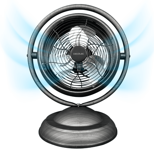 Ventilador de sobremesa Cecotec EnergySilence 1000 RetroDesk Wood
