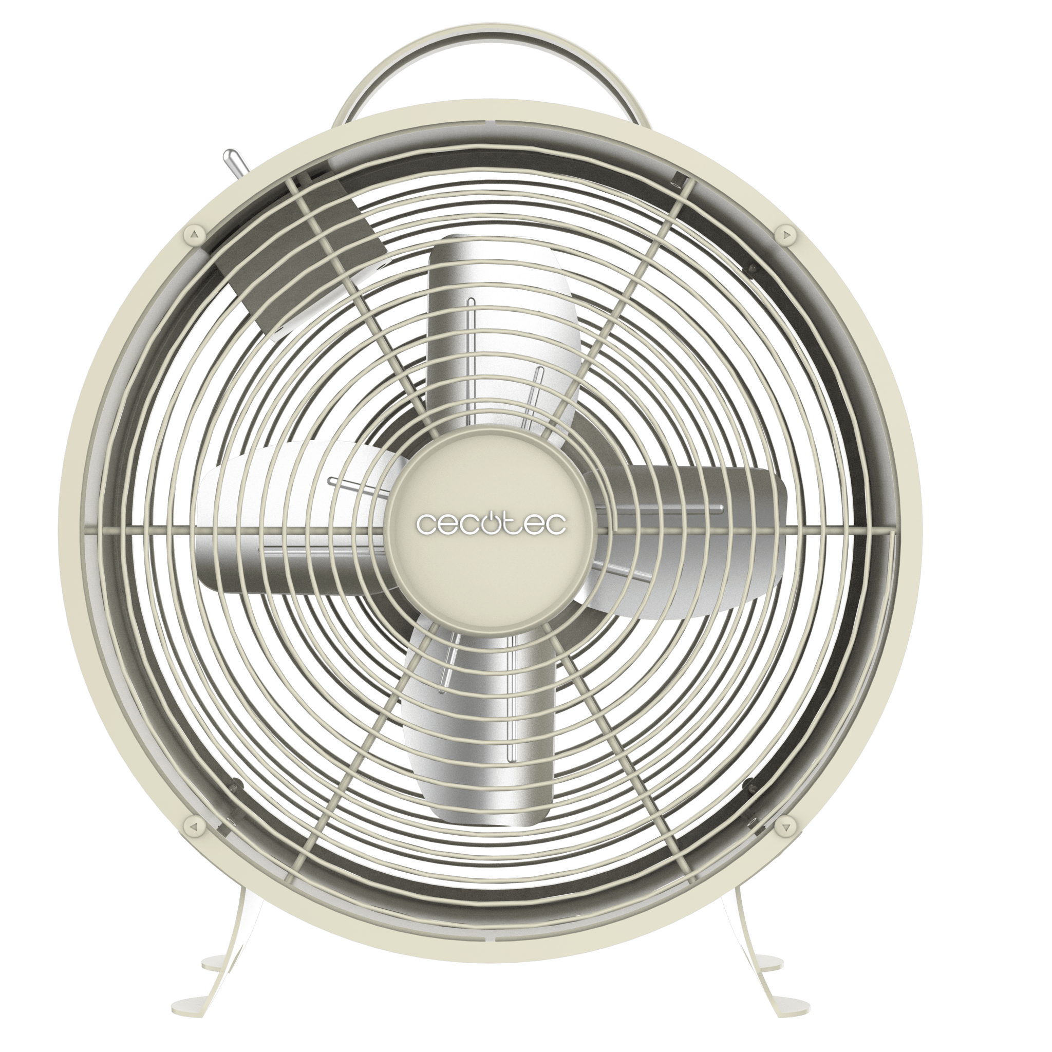 Ventilador de sobremesa Cecotec EnergySilence 400 RetroDesk Beige