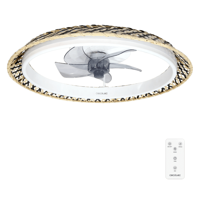 Ventilador de techo Cecotec EnergySilence LampAero 610 Natural Design