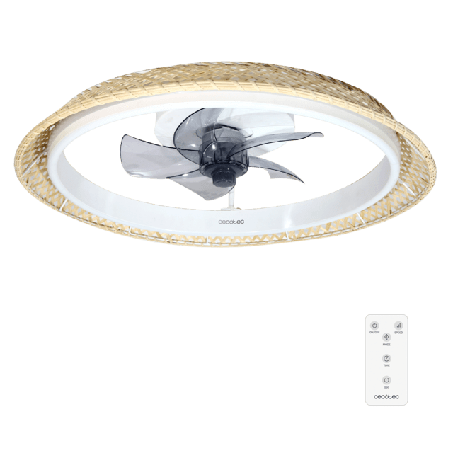 Ventilador de techo Cecotec EnergySilence LampAero 620 Natural Design