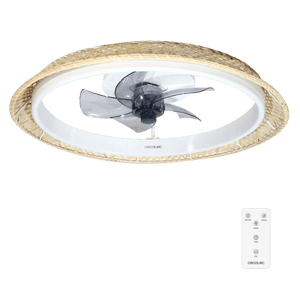 Ventilador de techo Cecotec EnergySilence LampAero 620 Natural Design