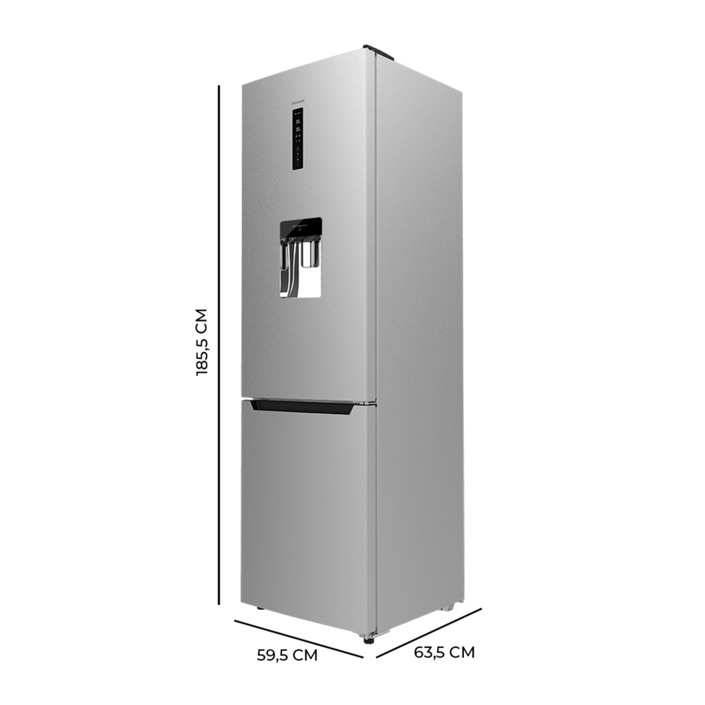Frigorífico Cecotec Bolero CoolMarket Combi 322 WD Inox D