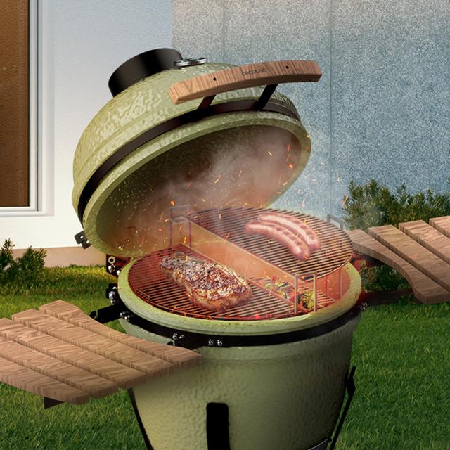 Barbacoa de carbón cerámica Cecotec DragonFire 4600