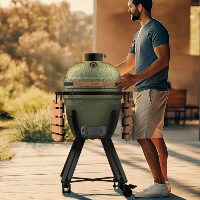 Barbacoa de carbón cerámica Cecotec DragonFire 4600