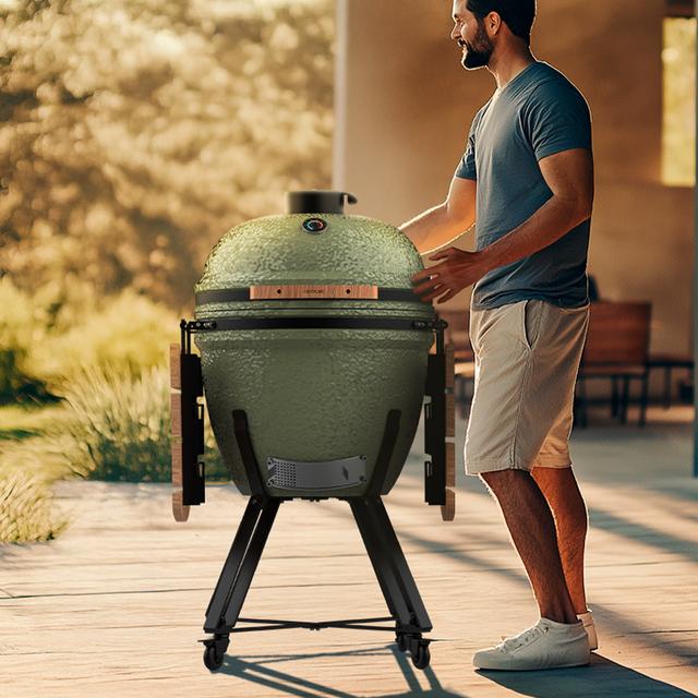 Barbacoa de carbón cerámica Cecotec DragonFire 6000