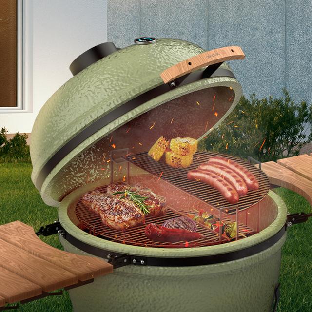 Barbacoa de carbón cerámica Cecotec DragonFire 6000