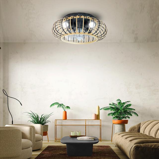Ventilador de techo Cecotec EnergySilence LampAero 600 Natural Wood