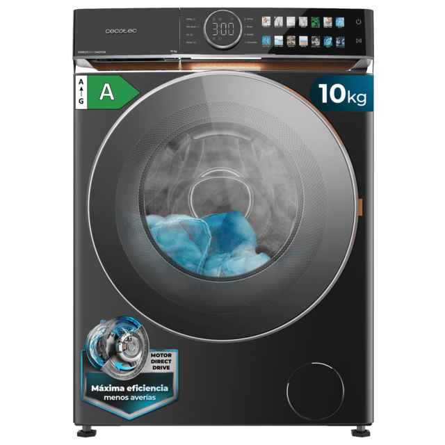Lavadora Cecotec Bolero DressCode 10980 Direct Drive Steel A
