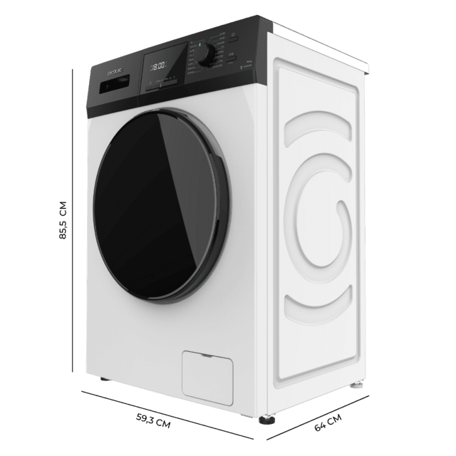 Lavadora Cecotec Bolero Dresscode 12410 Inverter