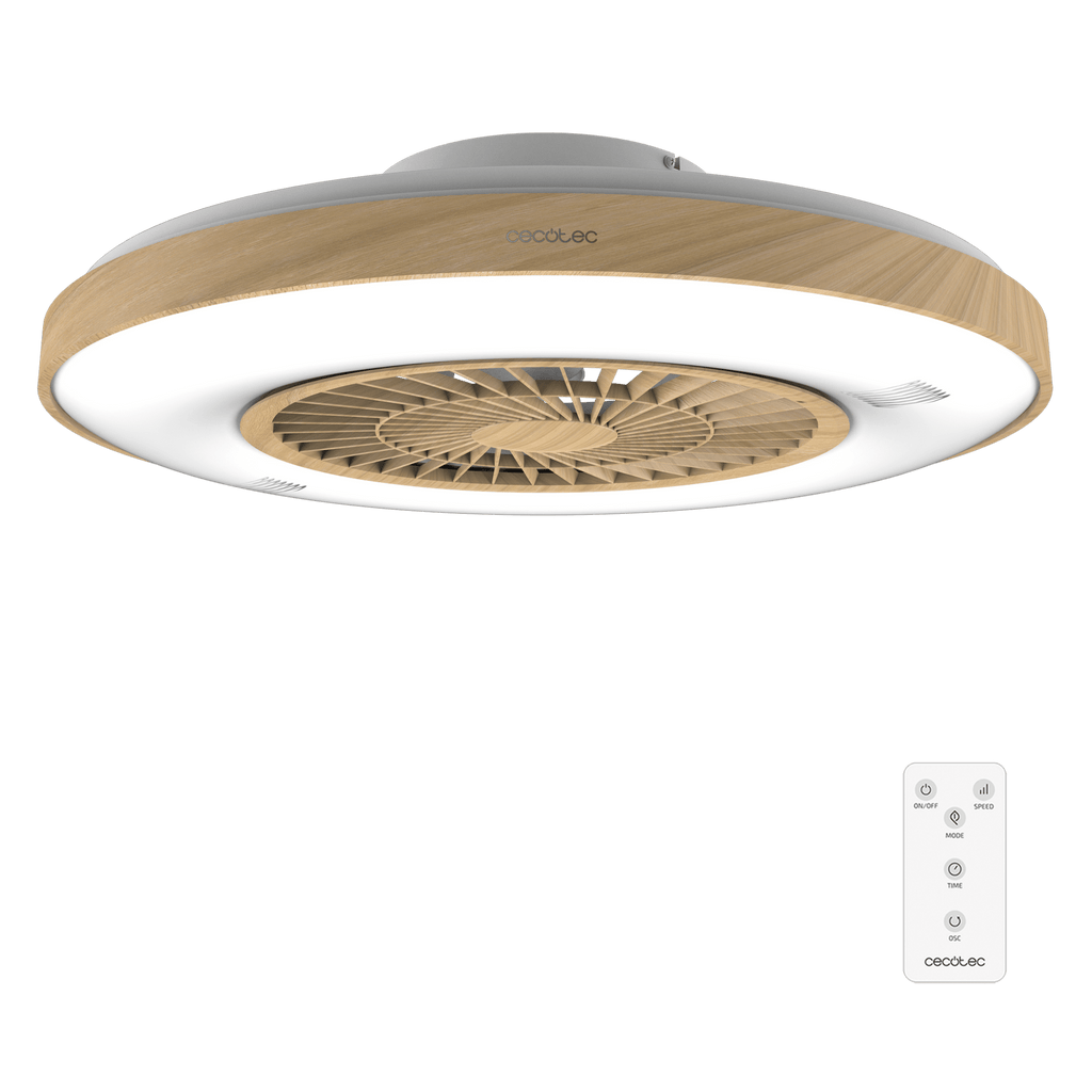 Ventilador de techo Cecotec EnergySilence LampAero 600 InsideWood