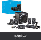 ALTAVOCES LOGITECH Z906 5.1 THX 500 W RMS SONIDO ENVOLVENTE - 980-000468 1000W DE PICO