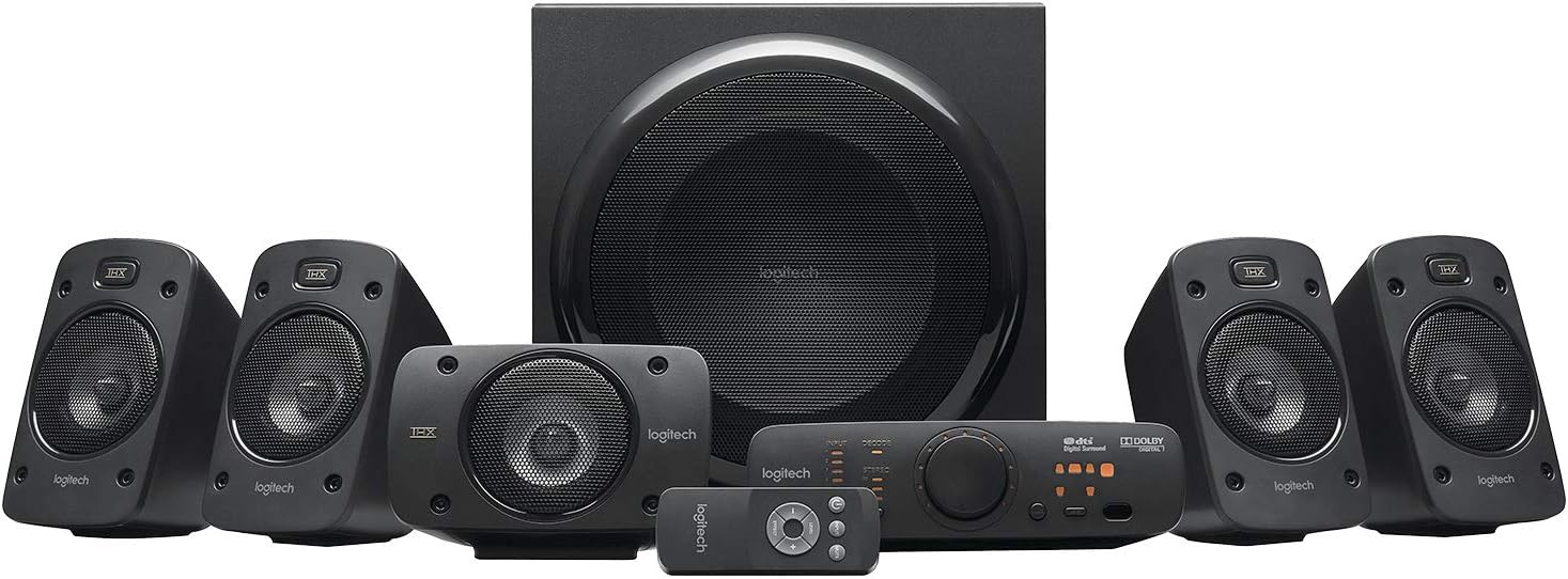ALTAVOCES LOGITECH Z906 5.1 THX 500 W RMS SONIDO ENVOLVENTE - 980-000468 1000W DE PICO
