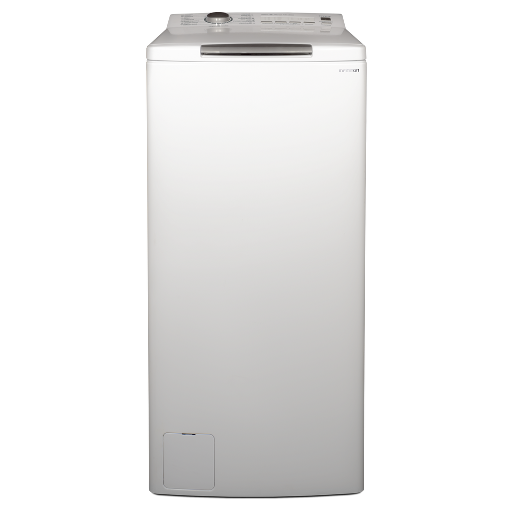 LAVADORA INFINITON TLWD83ABH CARGA SUPERIOR 8KG 1300RPM INVERTER DISPLAY CLASE A 16 PROGRAMAS CONTROL ELECTRONICO