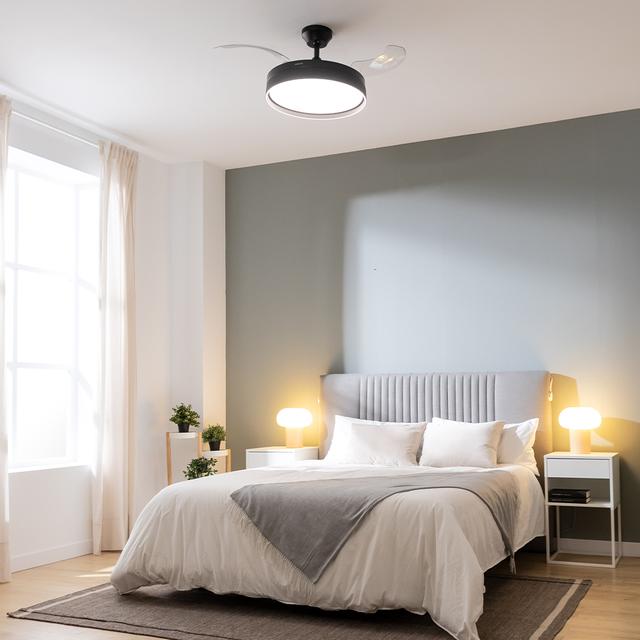 Ventilador de techo Cecotec EnergySilence Aero 4280 Invisible Black