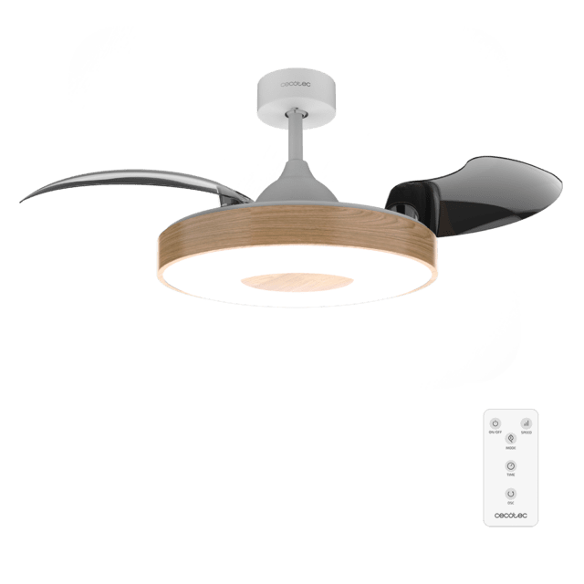 Ventilador de techo Cecotec EnergySilence Aero 4280 Invisible LightWood