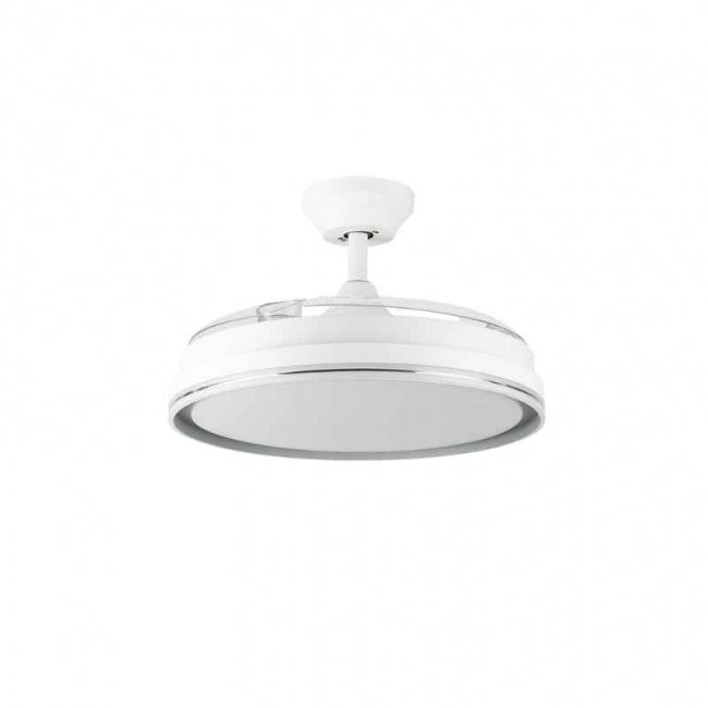 Ventilador Orbegozo Cp135105 Techo Blanco 3 Palas 105cm Retractiles 6 Velocidades 35w Motor Dc Luz Led Mando A Distancia Temporizador