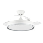 Ventilador Orbegozo Cp135105 Techo Blanco 3 Palas 105cm Retractiles 6 Velocidades 35w Motor Dc Luz Led Mando A Distancia Temporizador