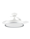 Ventilador Orbegozo Cp140105 Techo Blanco 3 Palas 105cm Retractiles 6 Velocidades 35w Motor Dc Luz Led 3 Tonos Mando A Distancia