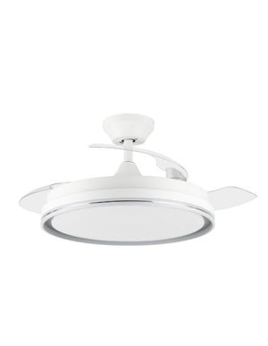 Ventilador Orbegozo Cp140105 Techo Blanco 3 Palas 105cm Retractiles 6 Velocidades 35w Motor Dc Luz Led 3 Tonos Mando A Distancia