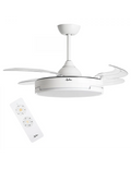 VENTILADOR JATA JVTE4240 TECHO ASPAS RETRACTILES MANDO DISTANCIA 6 VELOCIDADES 42W
