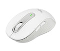 Signature M650 for Business, Ratón inalámbrico, Para manos pequeñas/medianas, Logi Bolt, Bluetooth, SmartWheel, Blanco