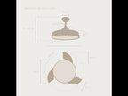Ventilador de techo EVVO V450 Invisible White