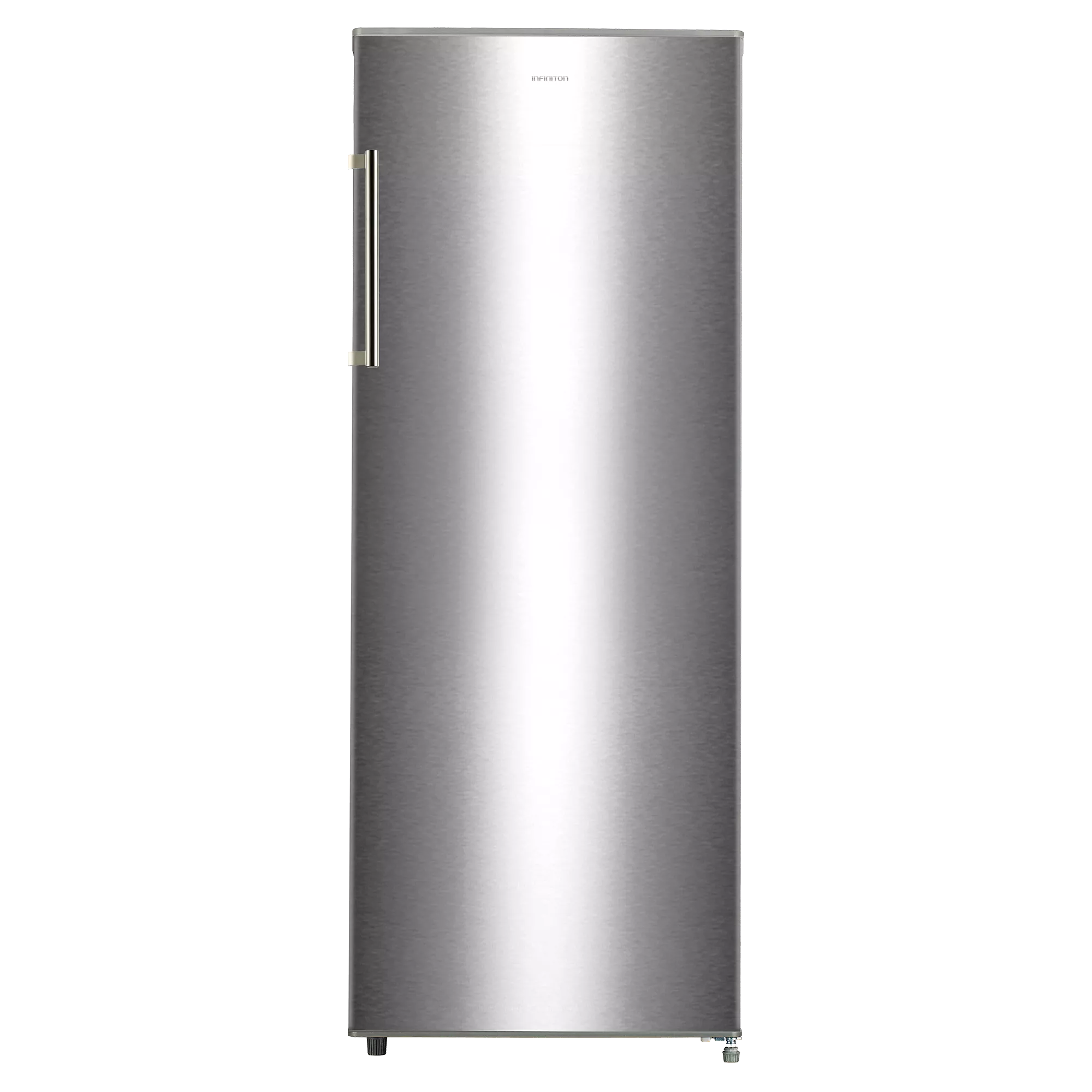 CONGELADOR INFINITON CV172L14XEV VERTICAL INOX 143,5x55x58,3 172L CLASE E DEFROST 6 CAJONES