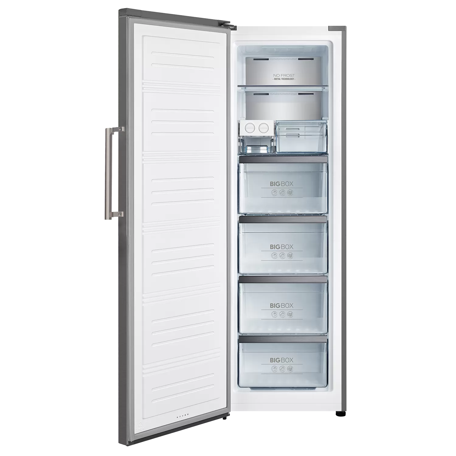 CONGELADOR INFINITON CV1HE85 185X60 INOX NO FROST CLASE E