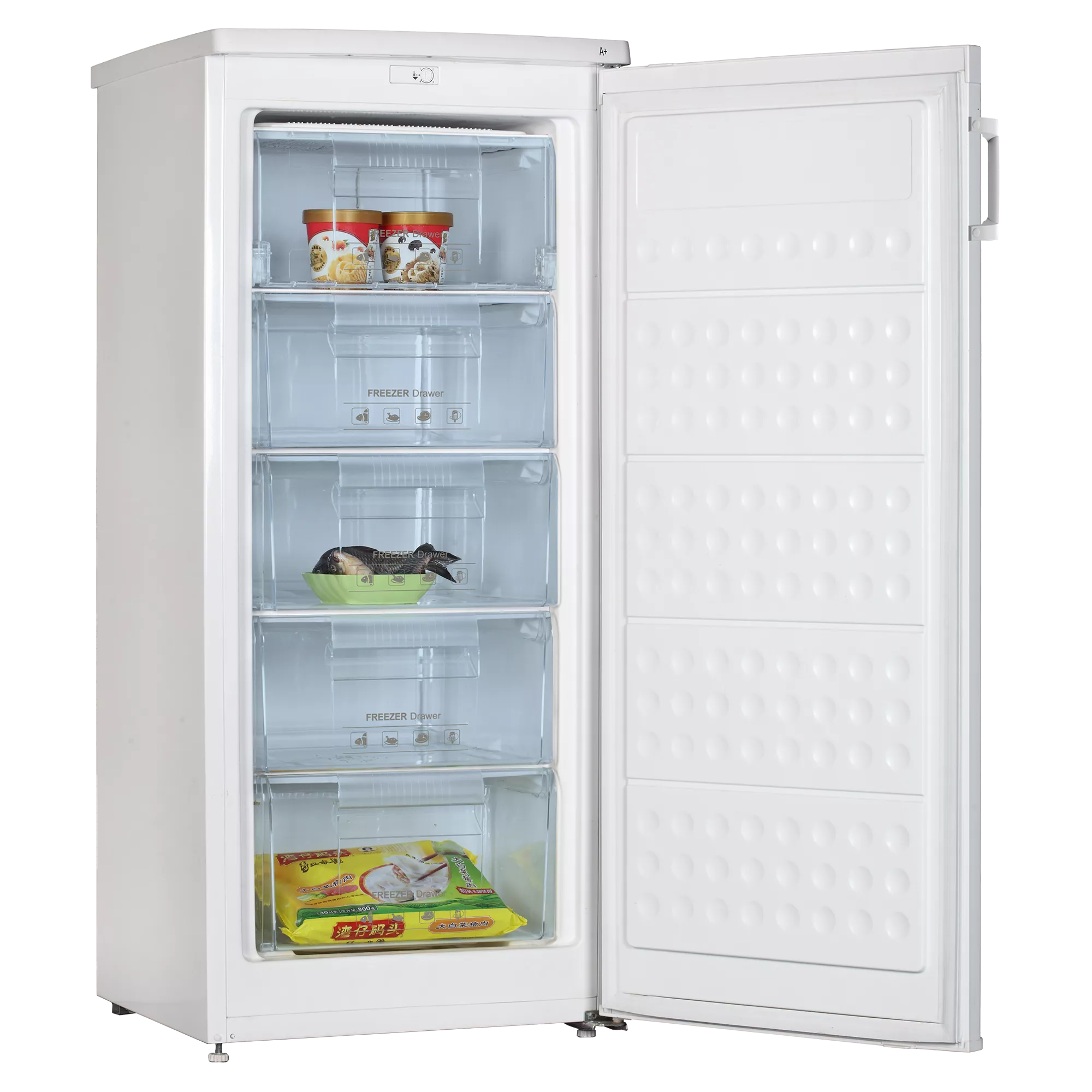 CONGELADOR INFINITON CV125B DSCT 125X54,4X56,6CM BLANCO VERTICAL CLASE E 140L FUNCION FAST FREEZING