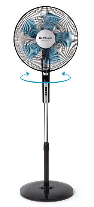 VENTILADOR ORBEGOZO SF0640 SILENT NIGHT DE PIE 65W 40CMS 5 ASPAS MANDO DISTANCIA 17228
