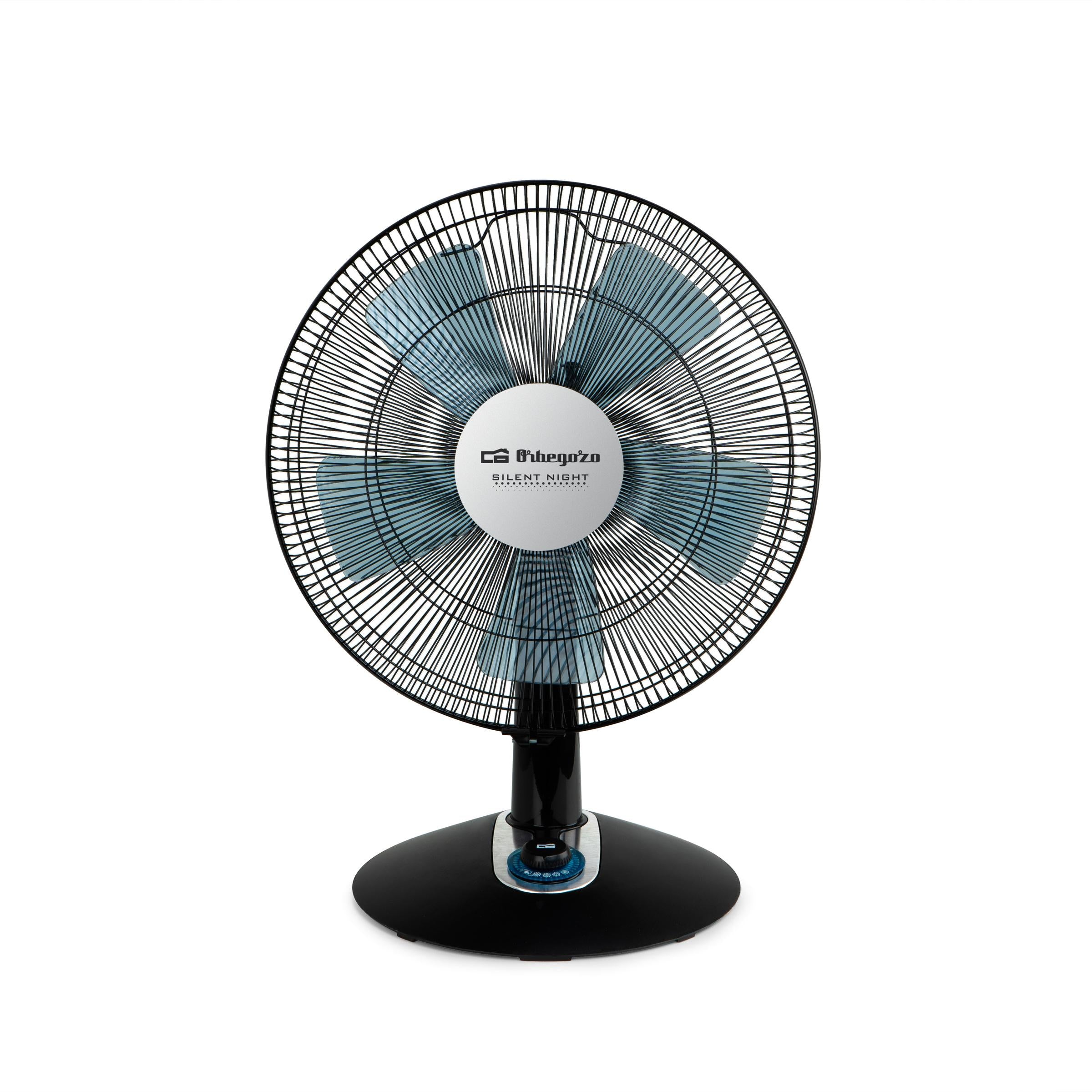VENTILADOR ORBEGOZO TF0149 SOBREMESA 40CMS 5 ASPAS MODO SILENCIOSO OSCILANTECONTROL DE VELOCIDAD LUMINOSO 60W 18088